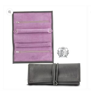 Gray and Purple Jewelry Roll